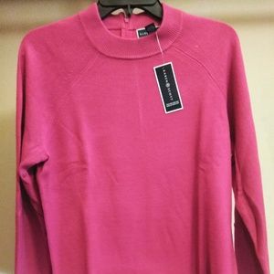 Karen Scott Women's Crew Neck Long Sleeve Sweater